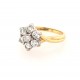 Pre Owned 18ct Diamond Cluster Ring ZX897